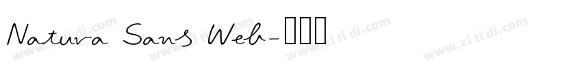 Natura Sans Web字体转换